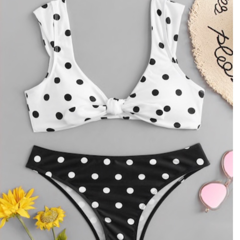 Polka dot bikini